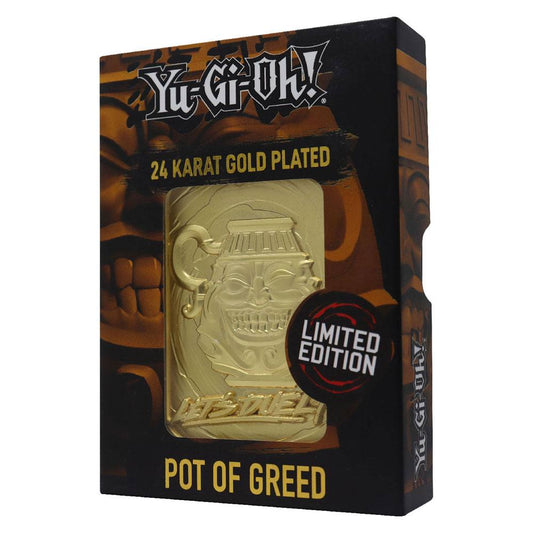 Yu-Gi-Oh! Replik Karte Pot of Greed (vergoldet) Image 2