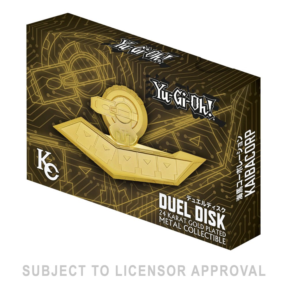 Yu-Yu-Gi-Oh! 24K Gold Plated Duel Disk Mini Replica 18 cm Image 4