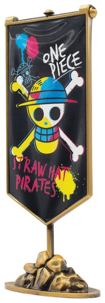 One Piece Replik Strohhutpiraten Metallbanner 11 x 6 cm Image 2