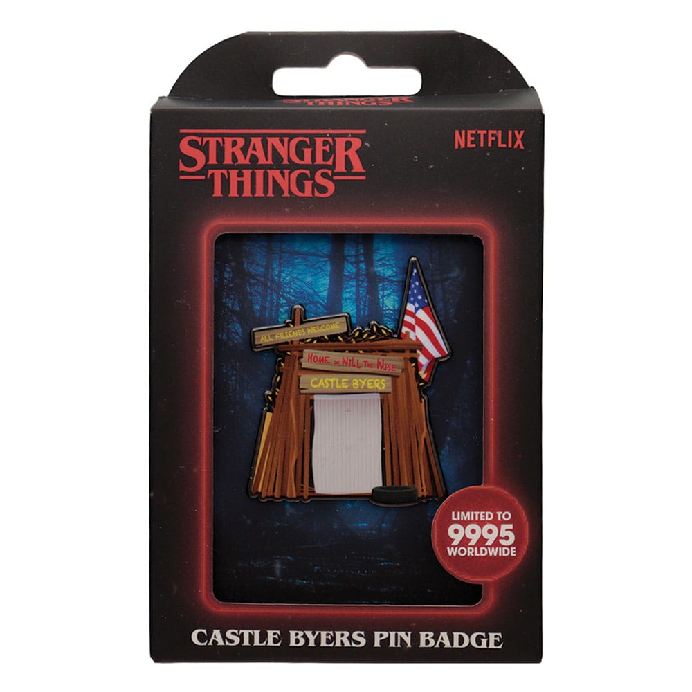 Stranger Things Ansteck-Pin Castle Byers Limited Edition Image 3