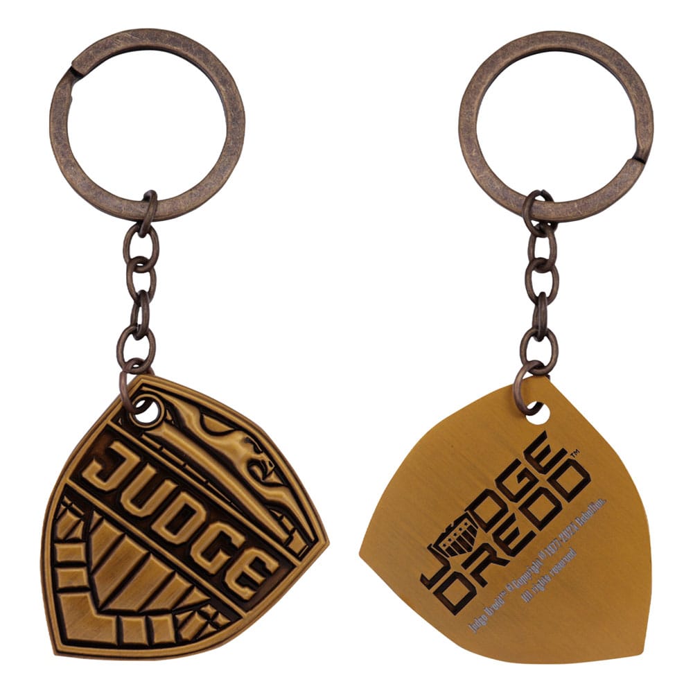 2000 AD Schlüsselanhänger Judge Dredd Badge Limited Edition Image 3