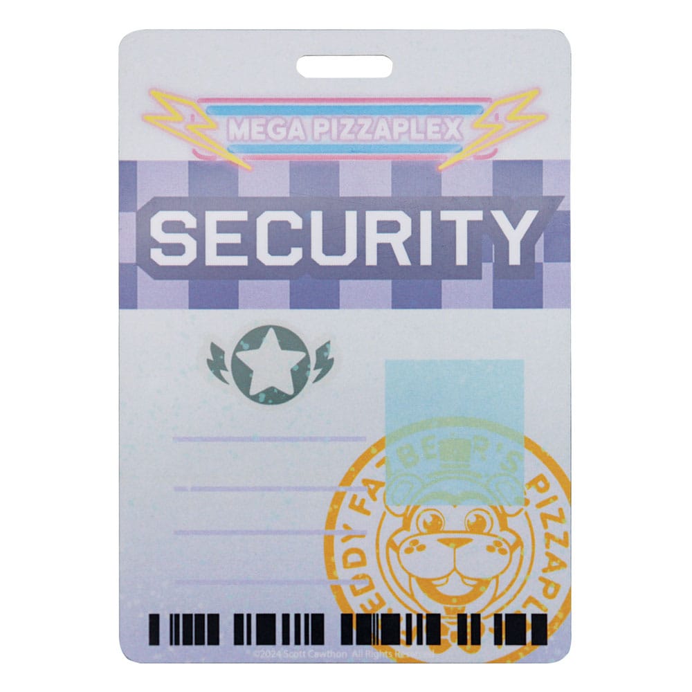 Five Nights at Freddy´s Replik Security Badge Antique Brass Edition Image 6