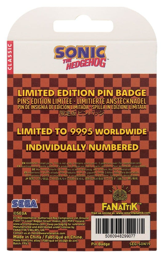 Sonic The Hedgehog Ansteck-Pin Moving Image 2