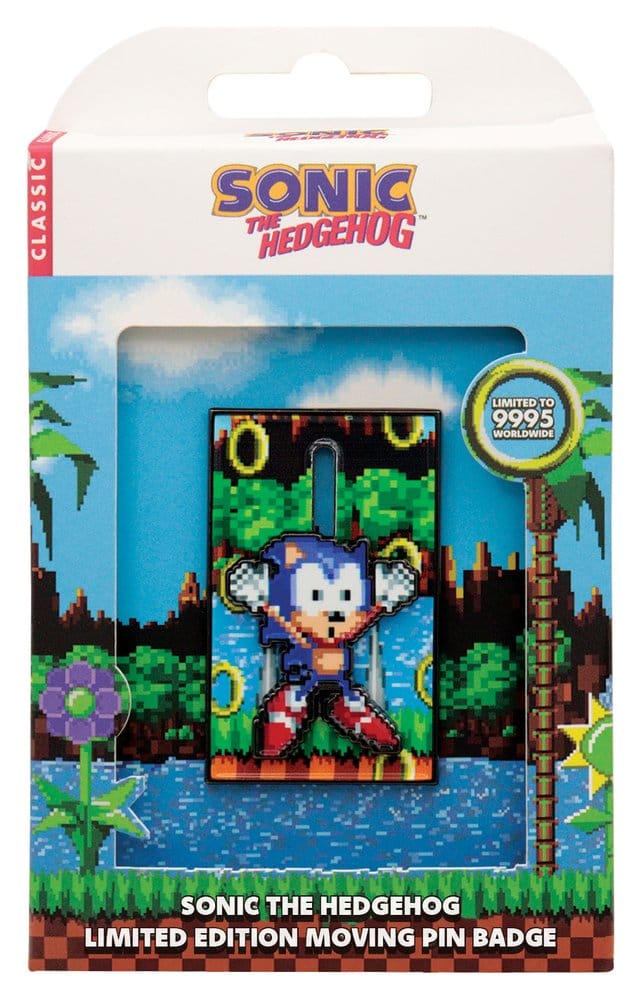 Sonic The Hedgehog Ansteck-Pin Moving Image 3
