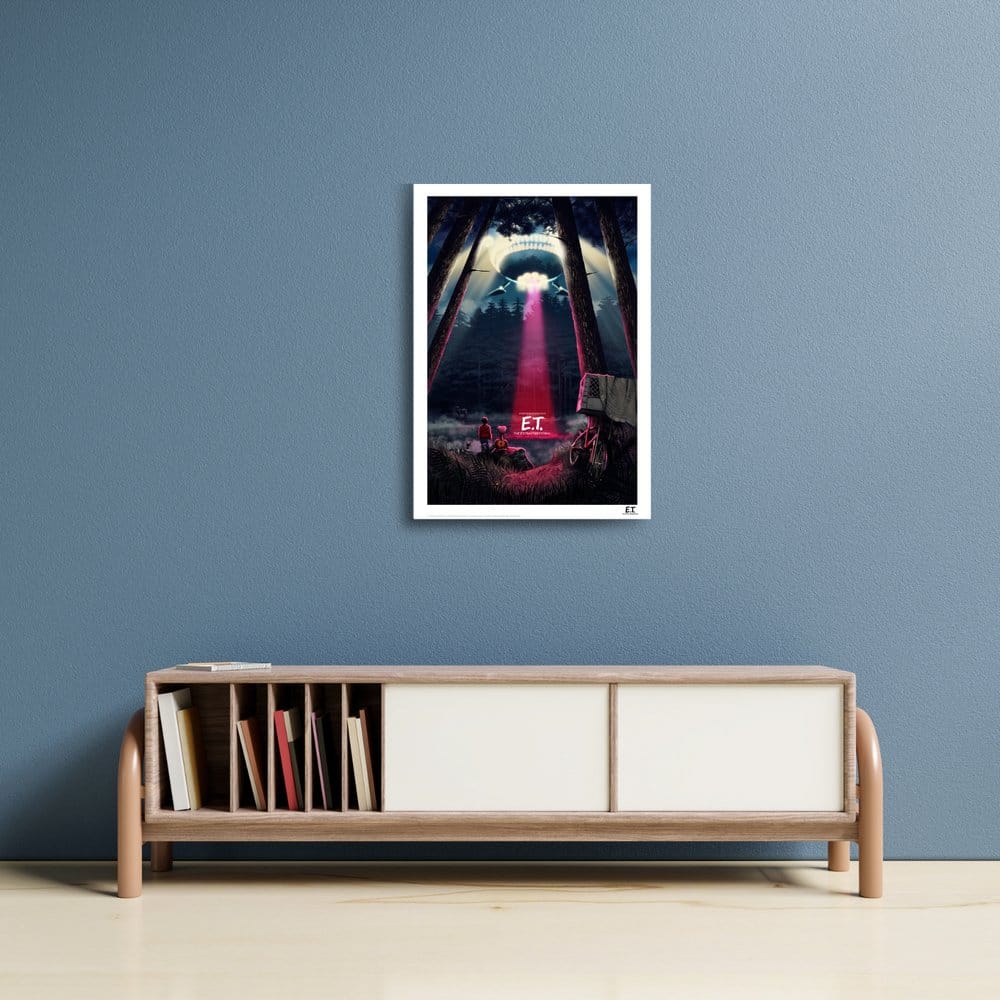 E.T. - Der Außerirdische Kunstdruck Ver. B Limited Edition 30 x 47 cm Image 2