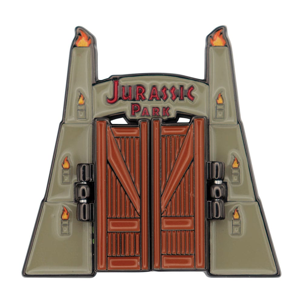 Jurassic Park Ansteck-Pin Gates Hinged Image 4