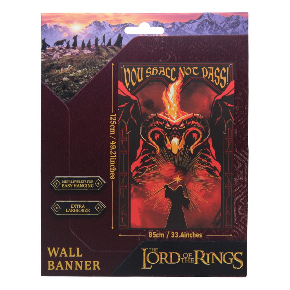 Herr der Ringe Wandbehang You shall not pass! 125 x 85 cm Image 5