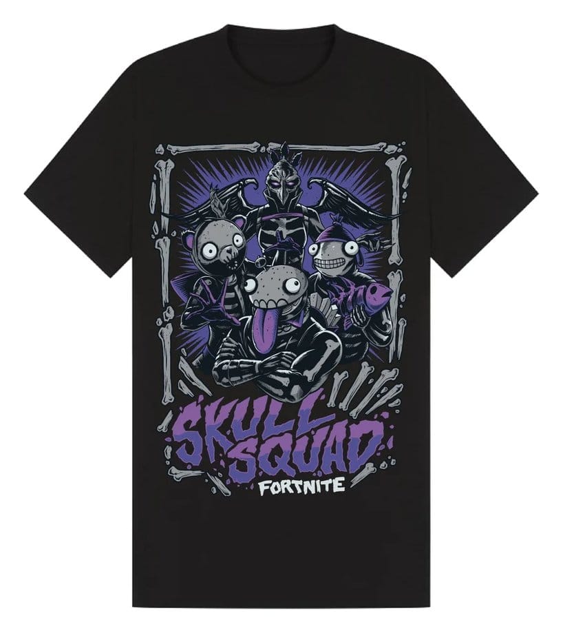 Fortnite T-Shirt Skull Squad Größe L Image