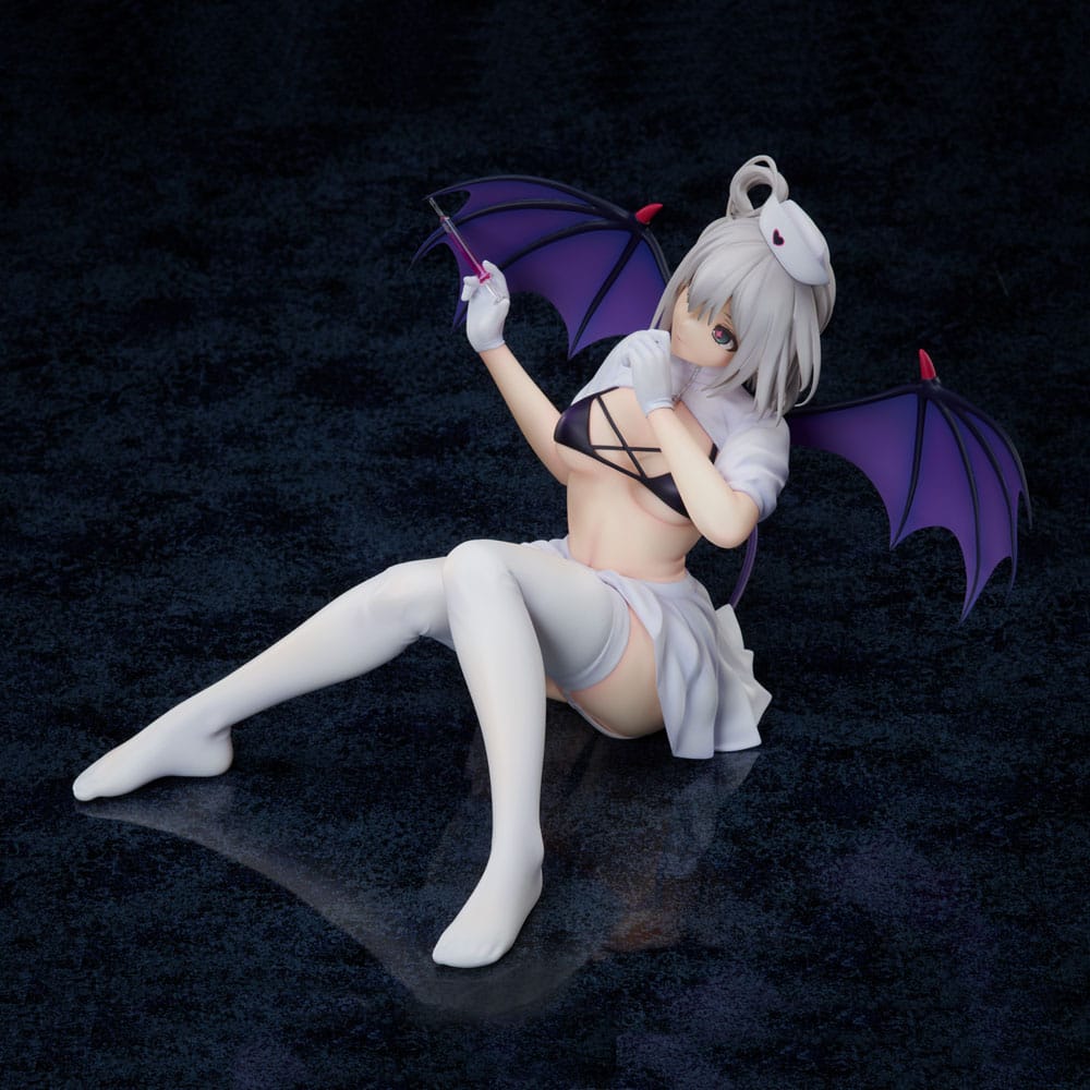 Azur Lane PVC Statue 1/4 Manchester: Midnight Devil in White 18 cm Image 4