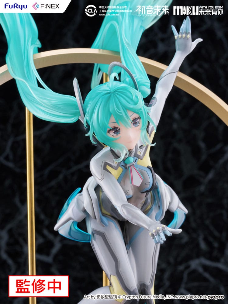 Hatsune Miku F:NEX PVC Statue 1/7 Miku with You 2024 Ver. 29 cm Image 4