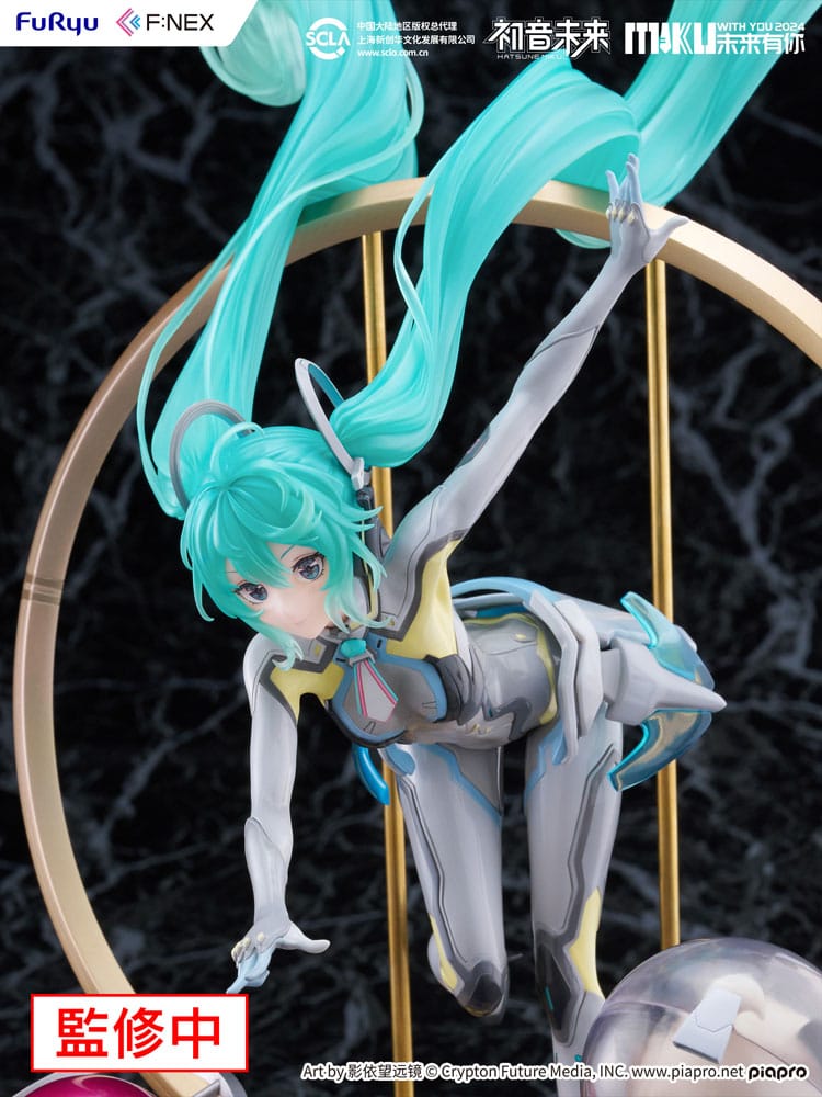 Hatsune Miku F:NEX PVC Statue 1/7 Miku with You 2024 Ver. 29 cm Image 7