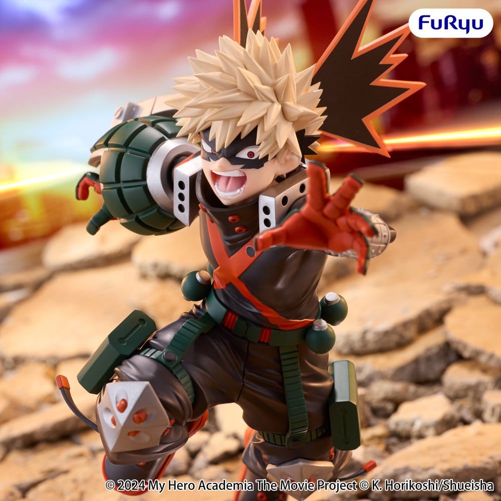 My Hero Academia: You're Next Muchute PVC Figur Katsuki Bakugo 25 cm Image 5