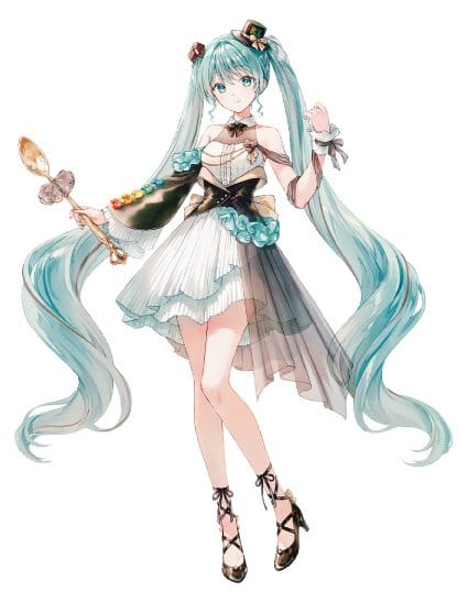 Hatsune Miku x Tirol Choco Collaboration PVC Figur Coffee Nougat Ver. 19 cm Image