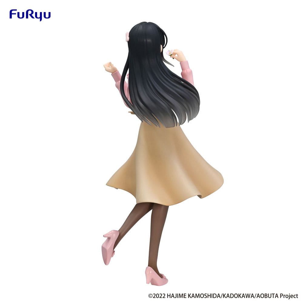 Rascal Does Not Dream of Bunny Girl Senpai Trio-Try-iT PVC Statue Mai Sakurajima Spring Outfit Ver. 21 cm Image 3