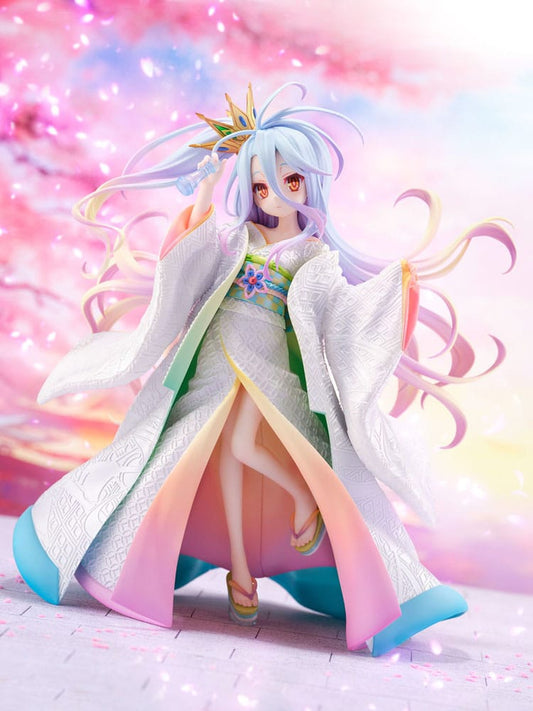 No Game no Life PVC Statue 1/7 Shiro -Shiromuku- 23 cm Image 2