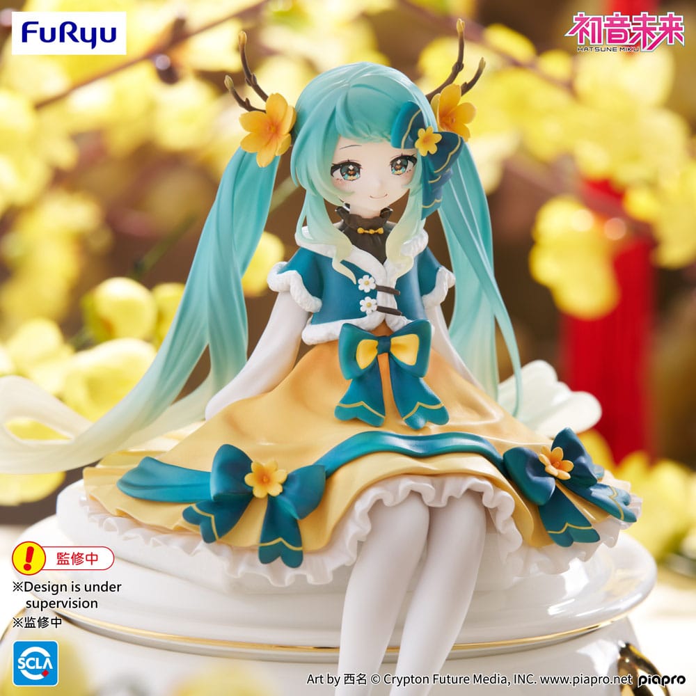 Hatsune Miku Noodle Stopper PVC Statue Hatsune Miku 2025 Chinese New Year Ver. 14 cm Image 5