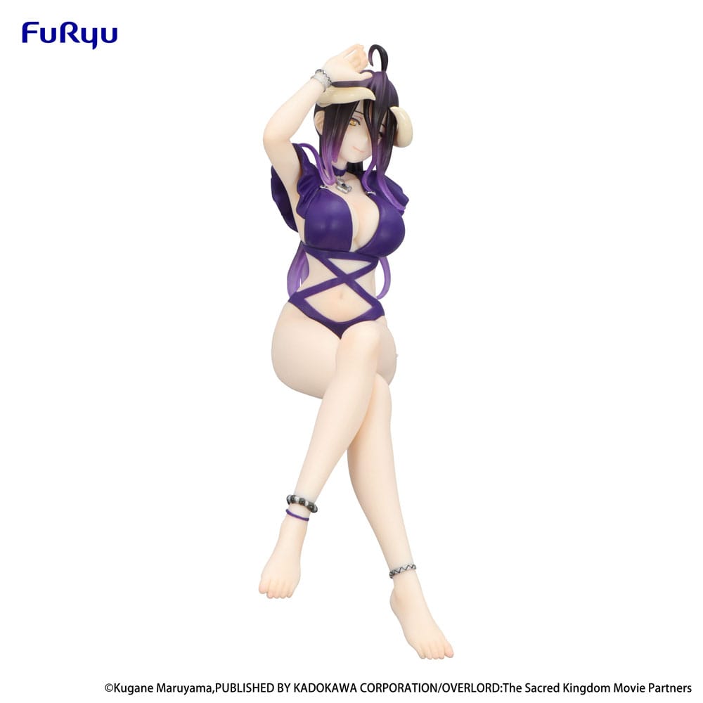 Overlord Noodle Stopper PVC Statue Albedo Swimsuit Dark Purple Color Ver. 16 cm Image 3