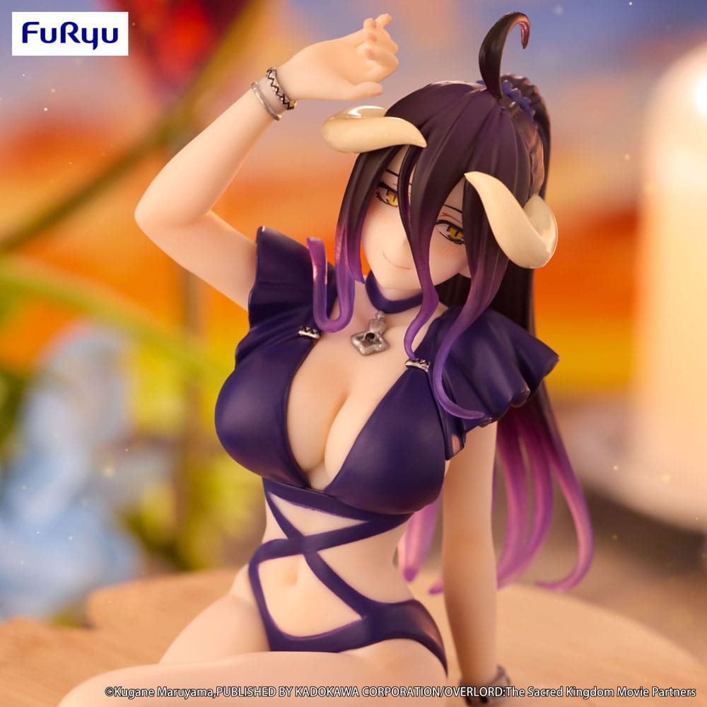 Overlord Noodle Stopper PVC Statue Albedo Swimsuit Dark Purple Color Ver. 16 cm Image 4