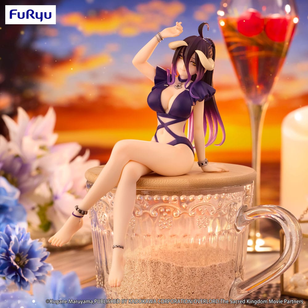 Overlord Noodle Stopper PVC Statue Albedo Swimsuit Dark Purple Color Ver. 16 cm Image 6