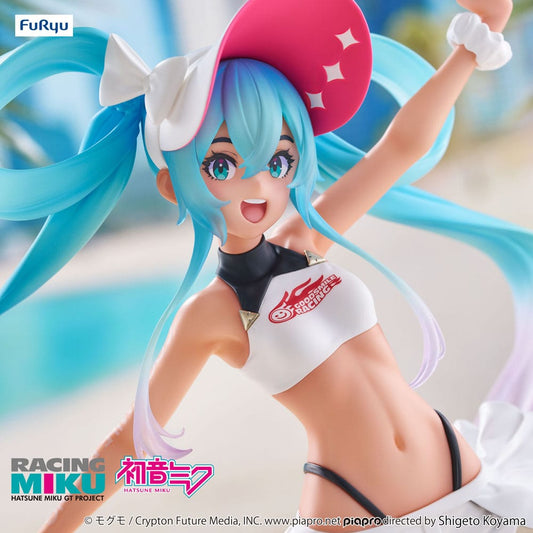 Hatsune Miku GT Project Trio-Try-iT PVC Statue Racing Miku 2024 Summer Holiday Ver. 23 cm Image 2