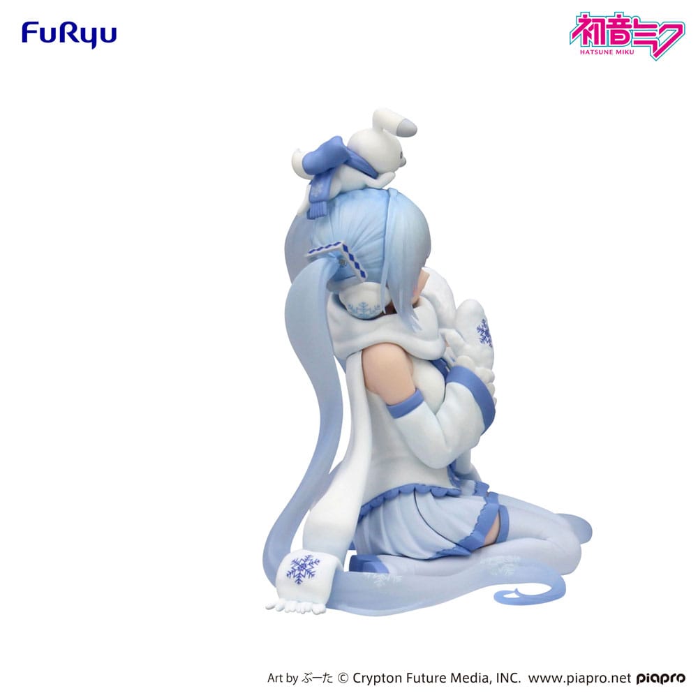 Hatsune Miku Noodle Stopper PVC Statue Snow Miku Sky Town 10th Ver. 10 cm Image 7