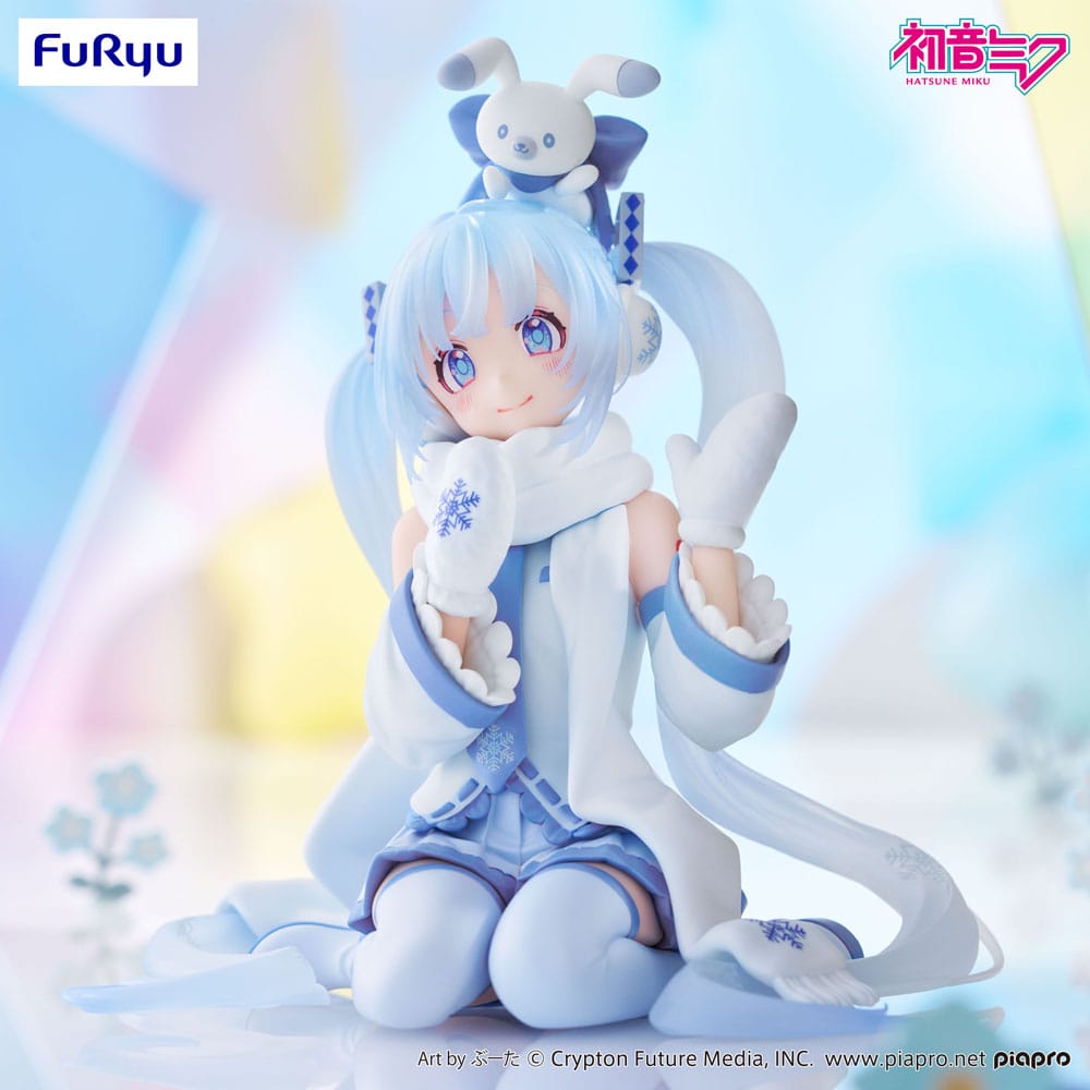 Hatsune Miku Noodle Stopper PVC Statue Snow Miku Sky Town 10th Ver. 10 cm Image 10