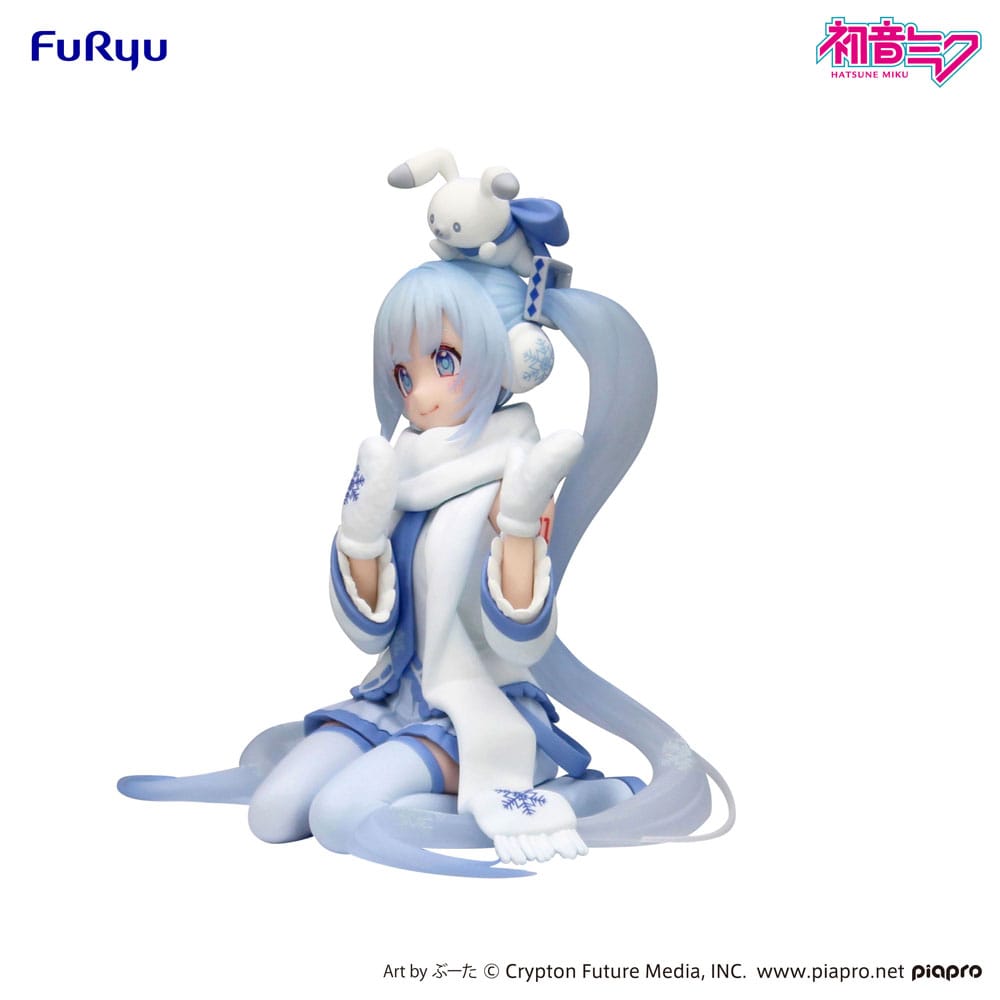 Hatsune Miku Noodle Stopper PVC Statue Snow Miku Sky Town 10th Ver. 10 cm Image 15