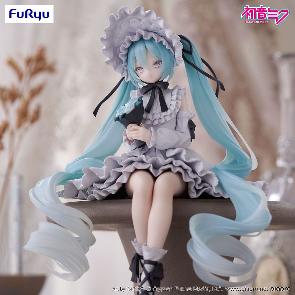 Hatsune Miku Noodle Stopper PVC Statue Vintage Doll Style 15 cm Image 5