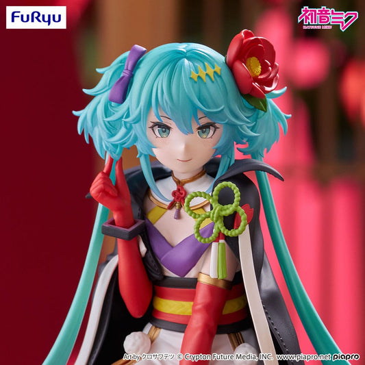 Hatsune Miku Noodle Stopper PVC Statue Flower Fairy Camellia 15 cm Image 2