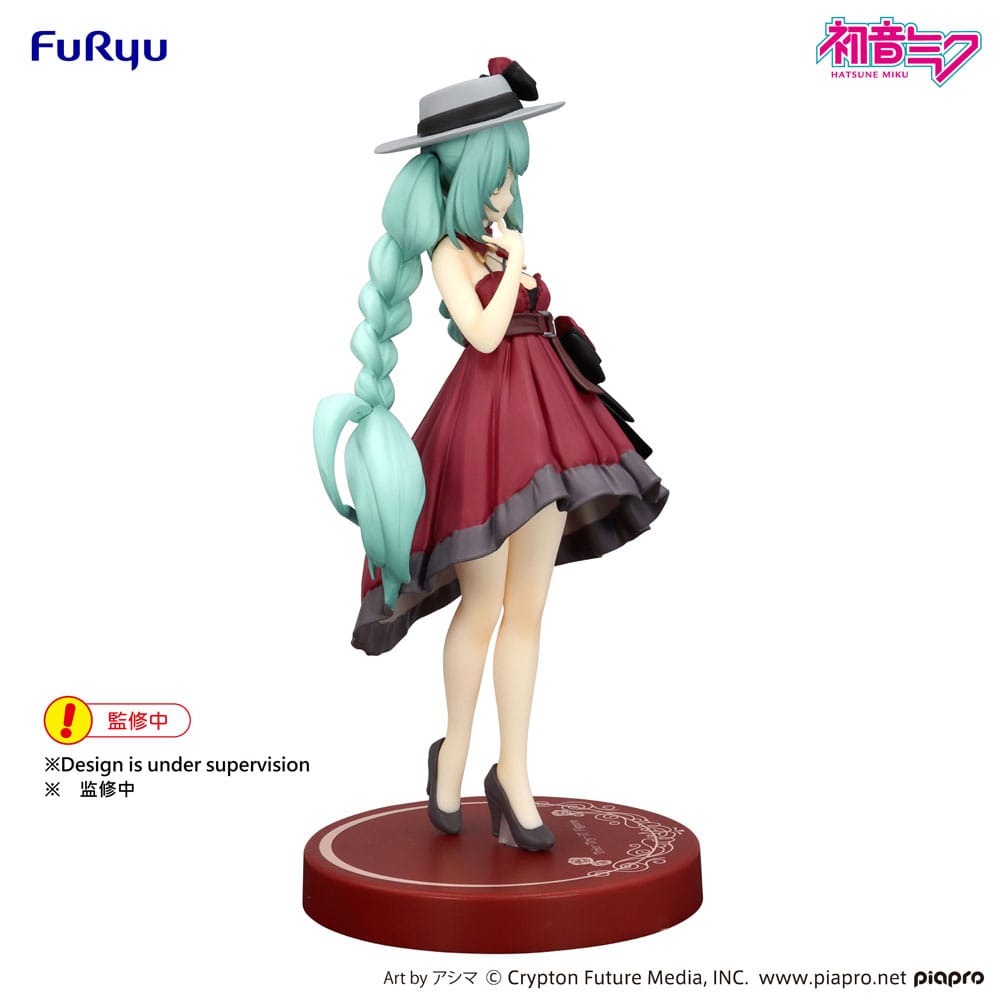 Hatsune Miku Trio-Try-iT PVC Statue Hatsune Miku Outing Dress Red Color Ver. 19 cm Image 8