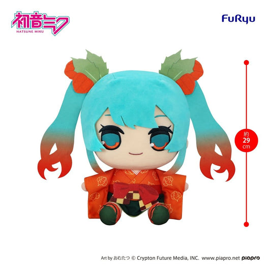 Hatsune Miku Kyurumaru Big Plüschfigur Flower Fairy Winter Cherry Ver. 29 cm Image 2