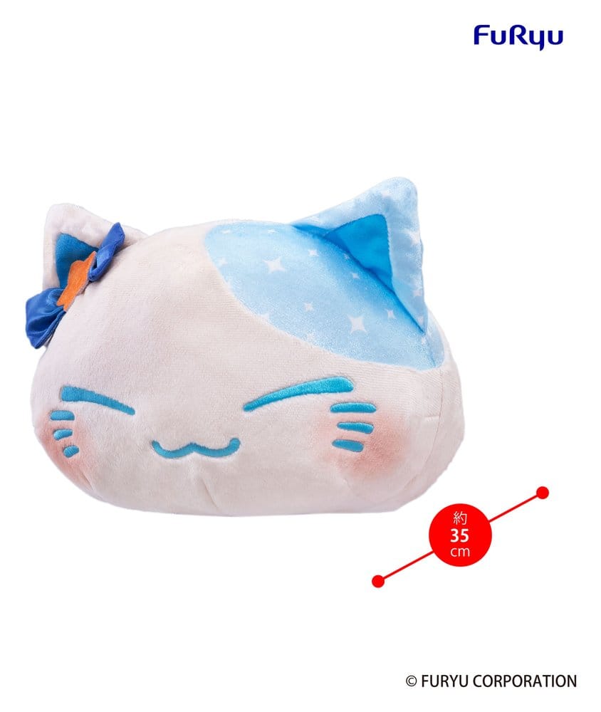 Nemuneko Cat Big Plush Plüschfigur Blue 35 cm Image 2
