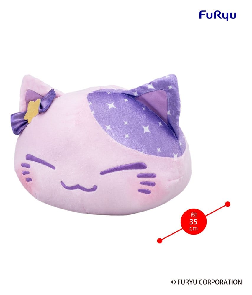Nemuneko Cat Big Plush Plüschfigur Purple 35 cm Image 2