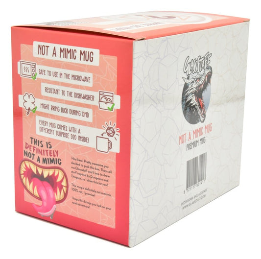 Glassstaff Geschenkbox Tasse & Würfel D20 Not a Mimic Image 2