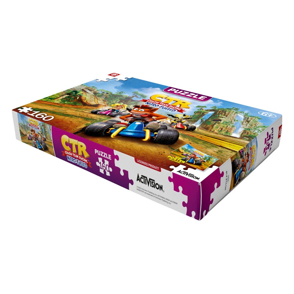 Crash Bandicoot Kids Puzzle Team Racing Nitro-Fueled (160 Teile) Image 4
