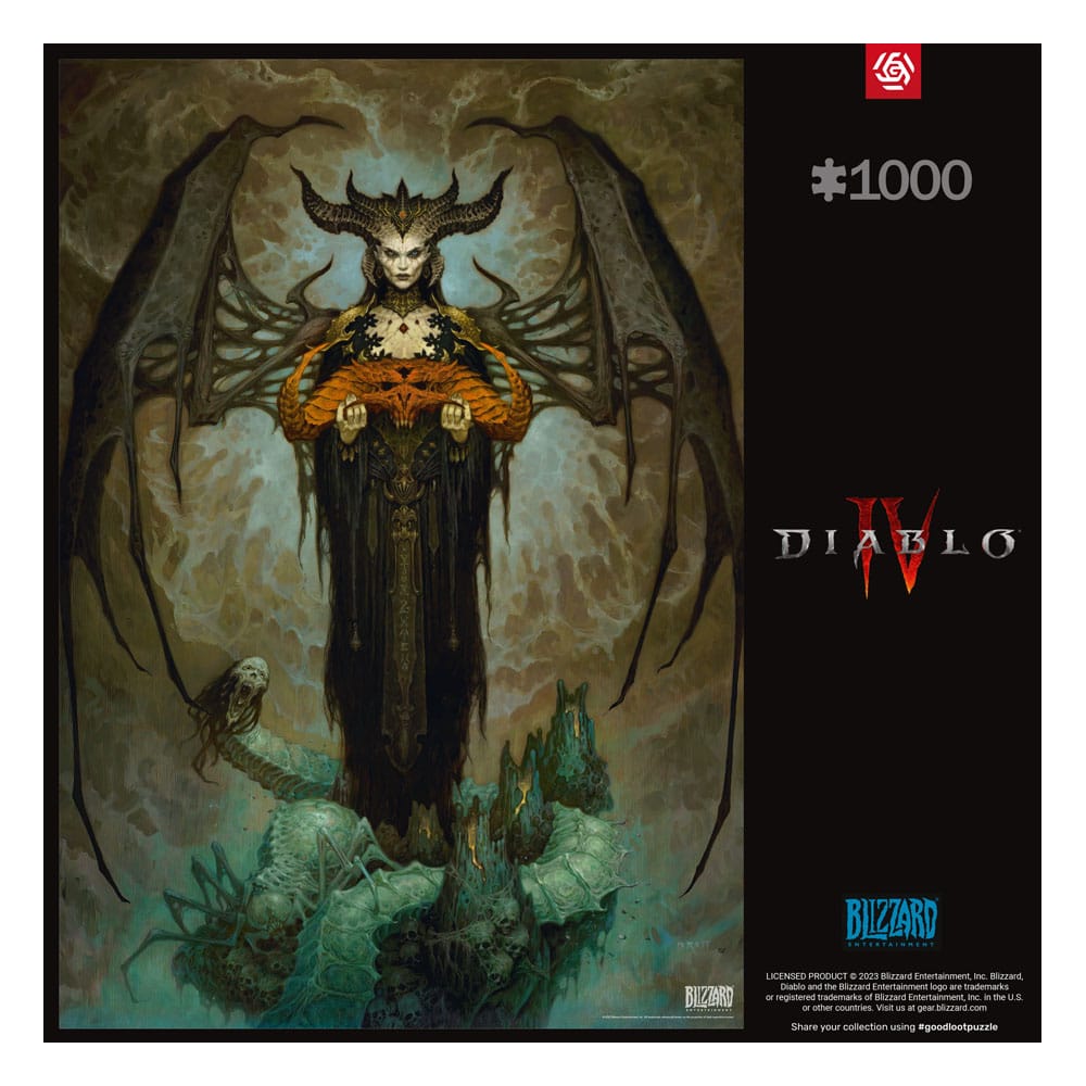 Diablo IV Gaming Puzzle Lilith (1000 Teile) Image 3