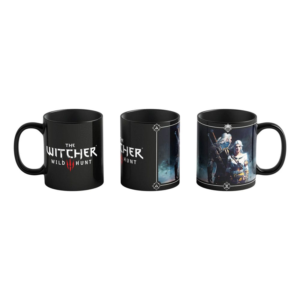 The Witcher III: Wild Hunt Tasse mit Thermoeffekt Geralt & Ciri 480 ml Image 1