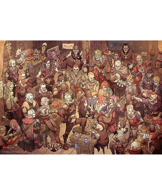 The Witcher Puzzle Birthday (1000 Teile) Image 2