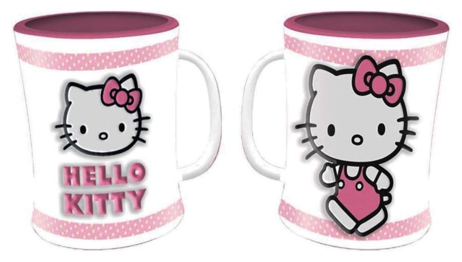Hello Kitty Tasse Pink Emboss Image