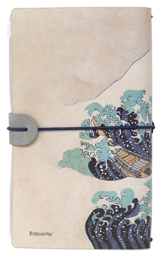 Hokusai Reisetagebuch Die große Welle vor Kanagawa 20 cm Image 2
