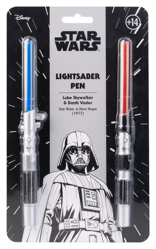 Star Wars Set mit 2 Lichtschwert-Stiften Luke Skywalker & Darth Vader Image 2