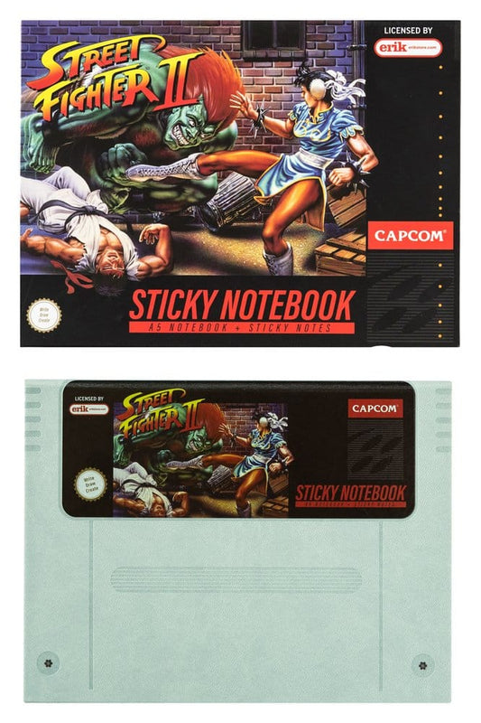 Street Fighter Premium Notizbuch mit Haftnotizen und Hülle A5 Image 2