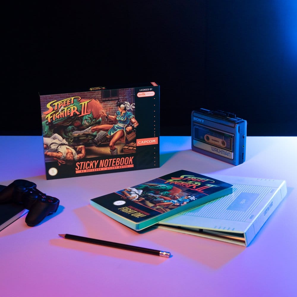 Street Fighter Premium Notizbuch mit Haftnotizen und Hülle A5 Image 9