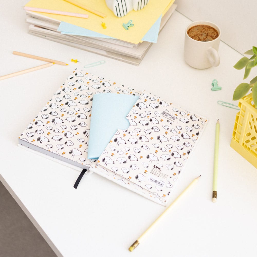 Peanuts Premium Plüsch Notizbuch A5 Snoopy Image 5