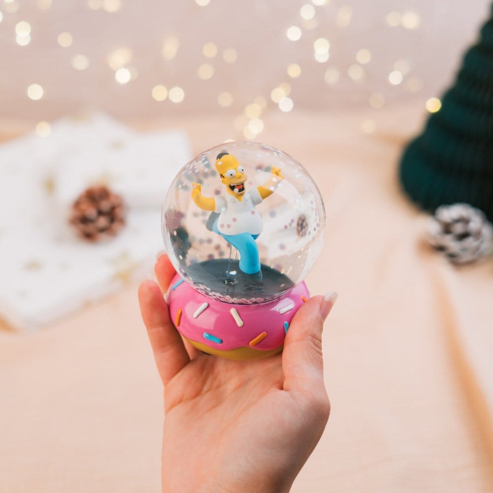 Die Simpsons Schneekugel Homer Simpson Donut 10 cm Image 7