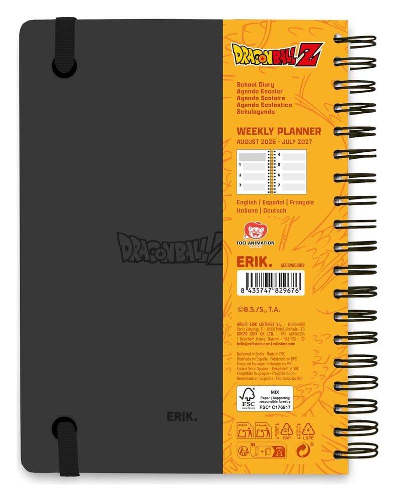 Dragon Ball Terminkalender Wochenplaner 2026/2027 A5 Image 3