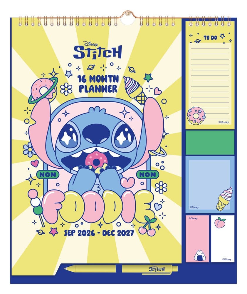 Disney Stitch Wand-Planer 2026/27 30 x 34 cm Image