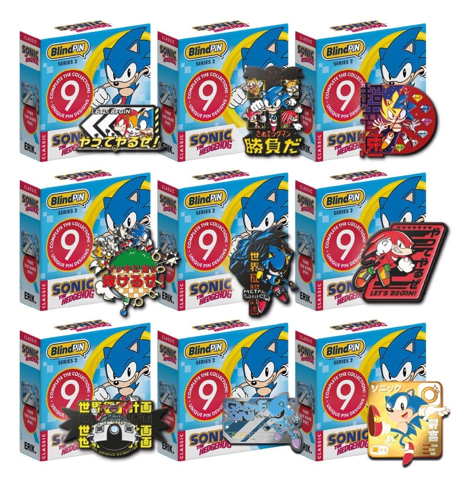 Sonic Mystery-Ansteck-Pins Serie 2 Blind Box Display (24) Image