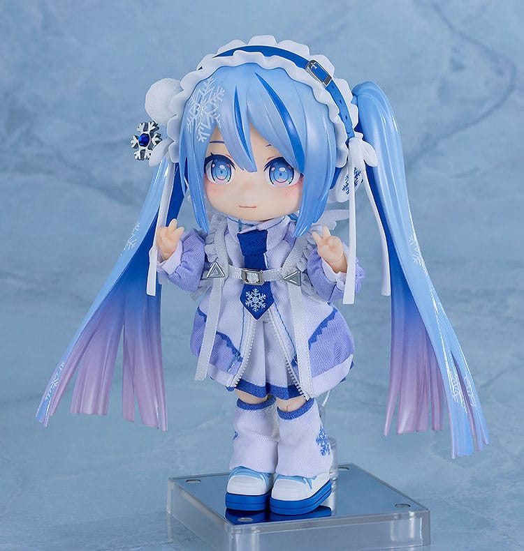 Character Vocal Series 01: Hatsune Miku Nendoroid Doll Actionfigur Snow Miku: Yukiiro Pop Ver. 14 cm Image 4