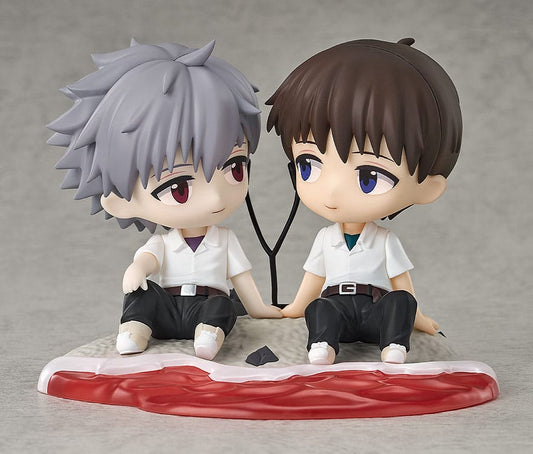 Rebuild of Evangelion Chibi Figur Shinji Ikari & Kaworu Nagisa 8 cm Image 2